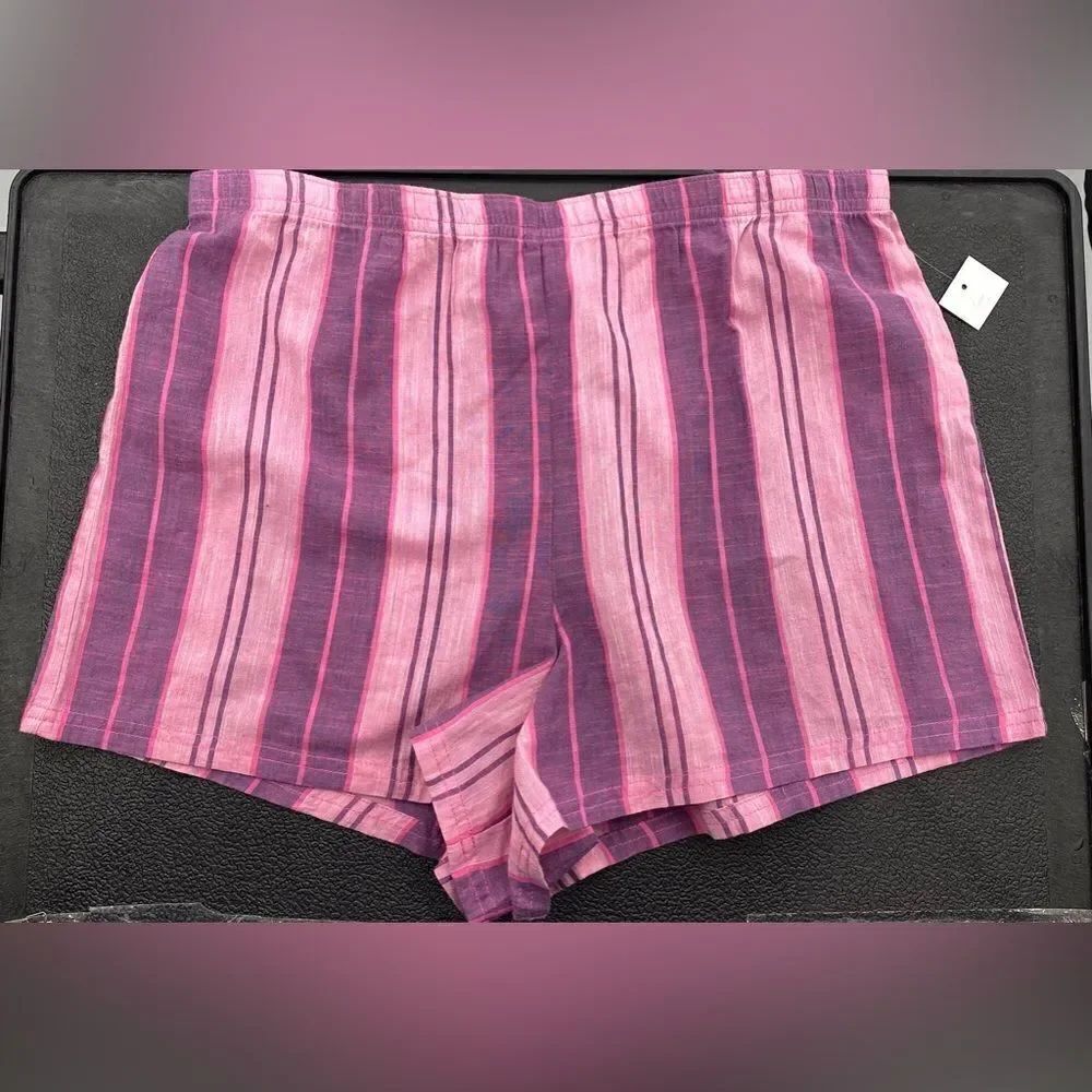 3For$20 Abound Shorts Purple stripes size small